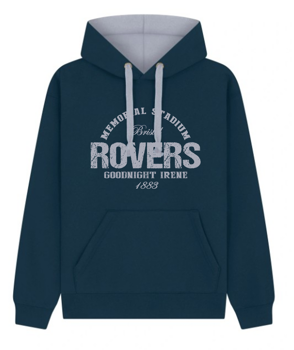 E. Contrast Print Hoody