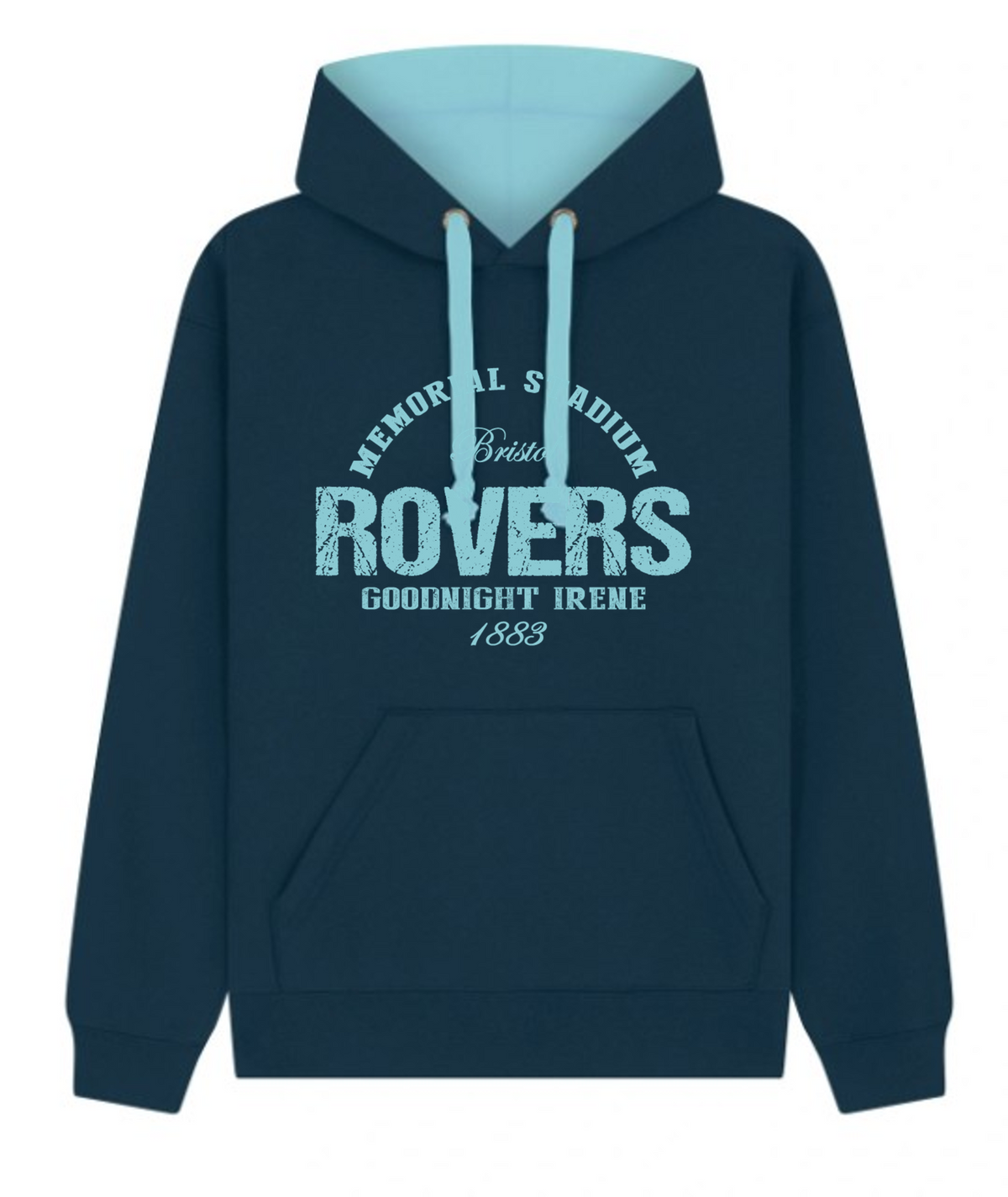 E. Contrast Print Hoody
