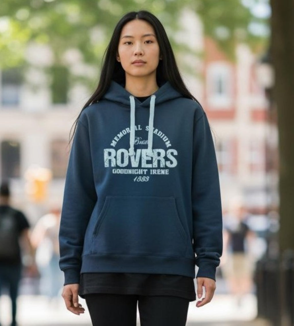 E. Contrast Print Hoody