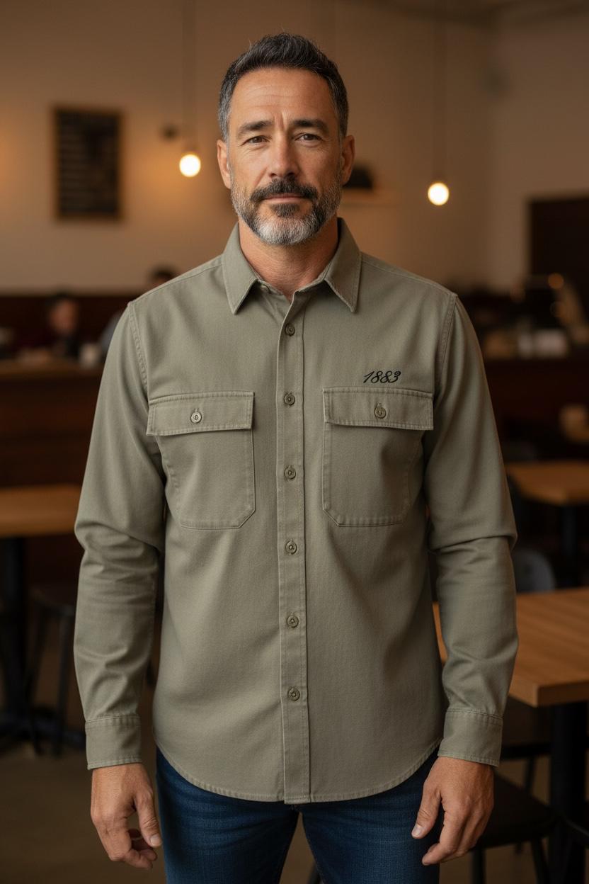 C. 1883 Cotton Drill Overshirt