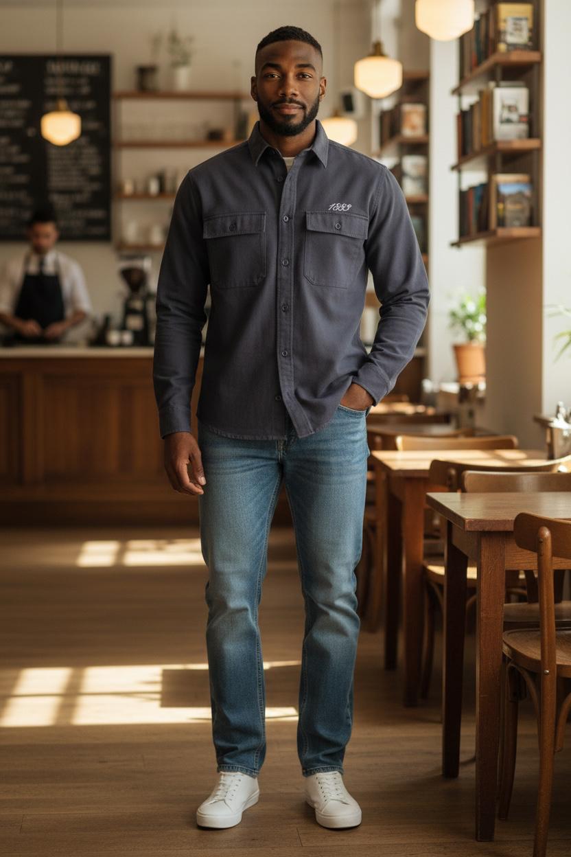 C. 1883 Cotton Drill Overshirt